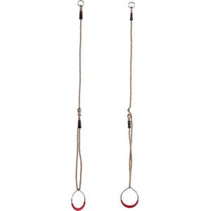 Metalen turnringen (rood)