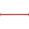 KBT  Duikelstang metaal rood (1250mm)
