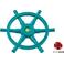 KBT Stuurwiel boot Star (turquoise/lime)