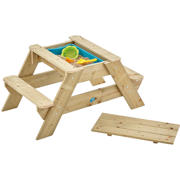 thumbnail: TP Toys Joy houten zand- en picknicktafel voor 2