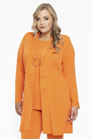 blazer van travelstof DOLCE oranje