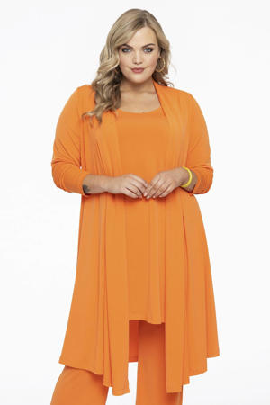 vest van travelstof DOLCE oranje