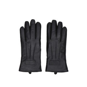 leren handschoenen zwart