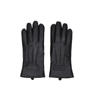 leren handschoenen zwart