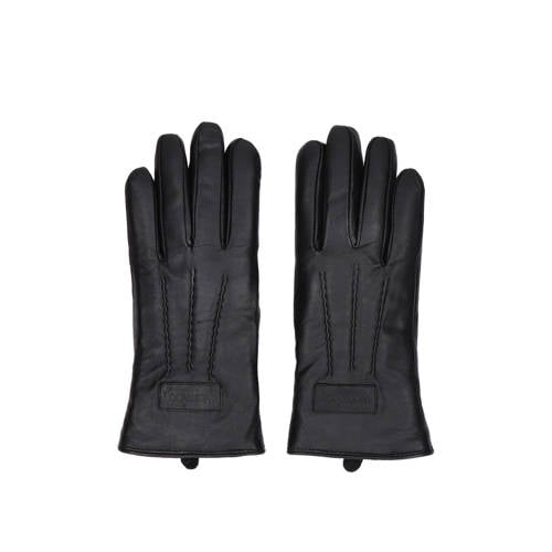Warmbat Australia leren handschoenen zwart afbeelding
