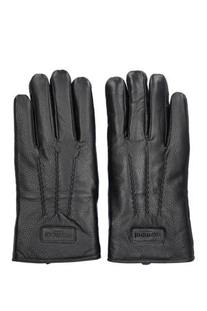 leren handschoenen zwart