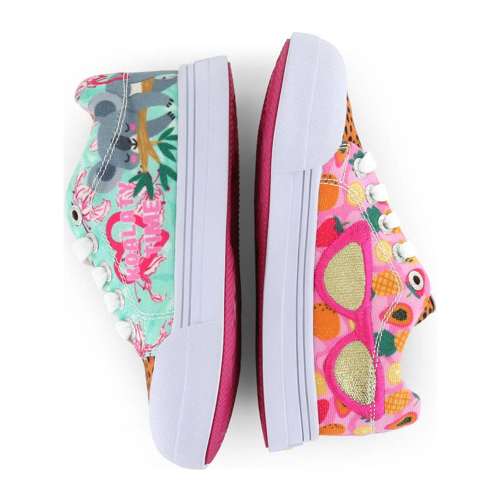 Go Bananas Sneaker Klittenband Koala Canvas Meisjes Schoenen