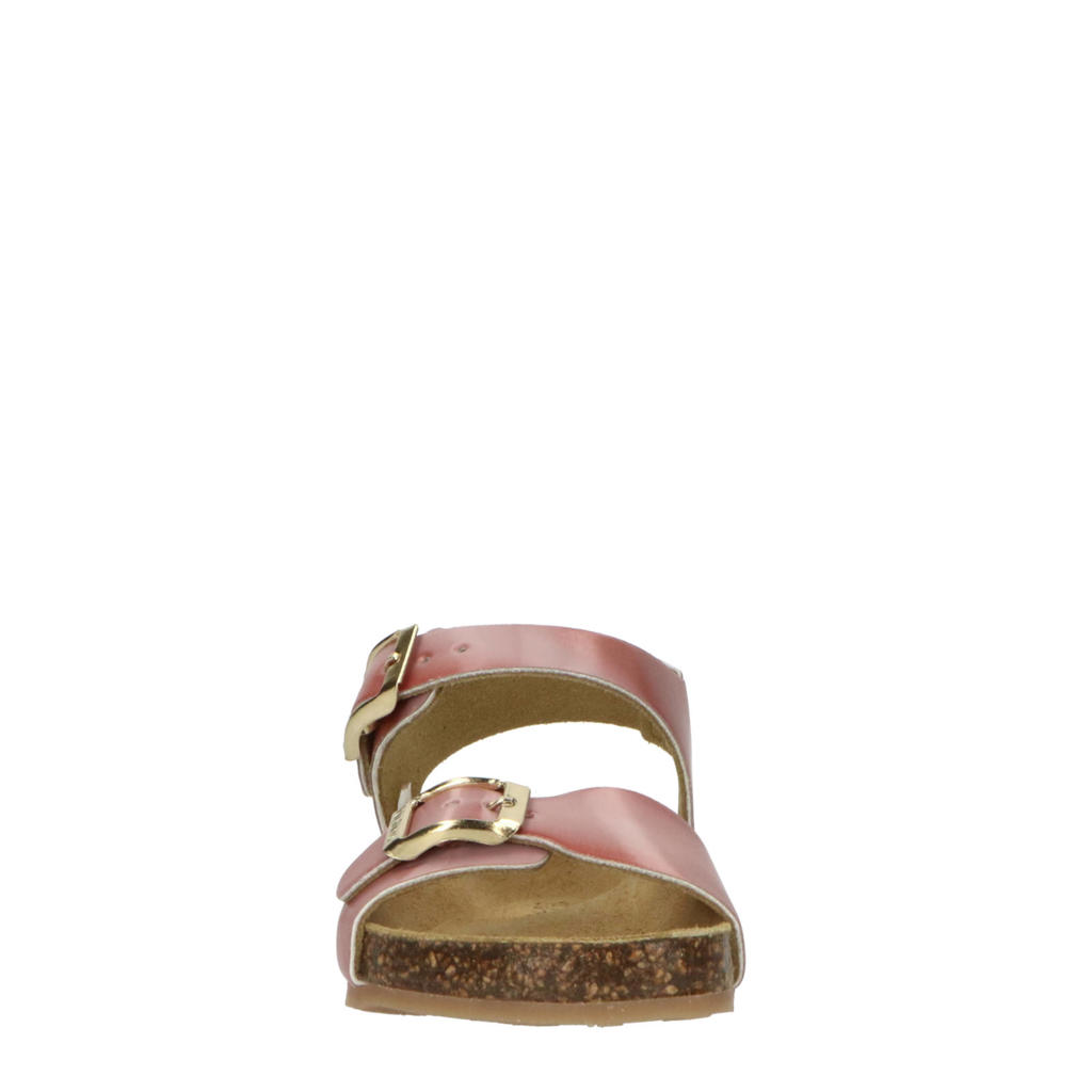 lamino Leren sandalen roze goedkoop kopen