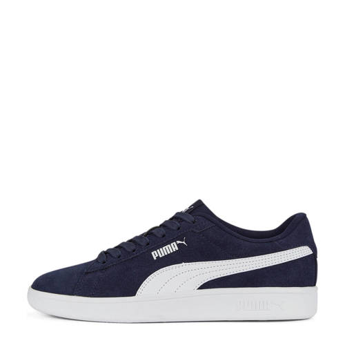 Puma Smash 3.0 SD suède sneakers donkerblauw/wit