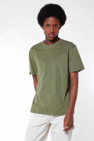 regular fit T-shirt olijfgroen