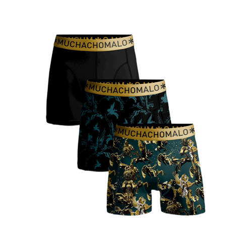 Muchachomalo boxershort - set van 3 multi/zwart