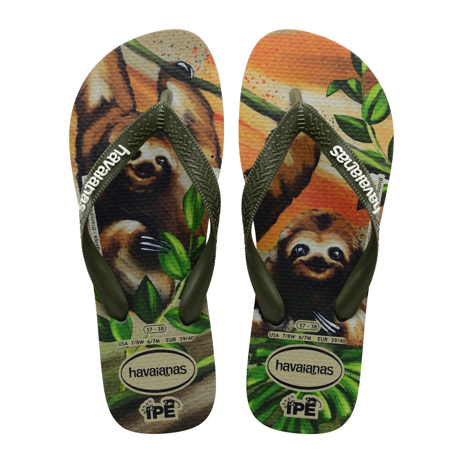 Havaianas Ipe teenslippers groen wehkamp