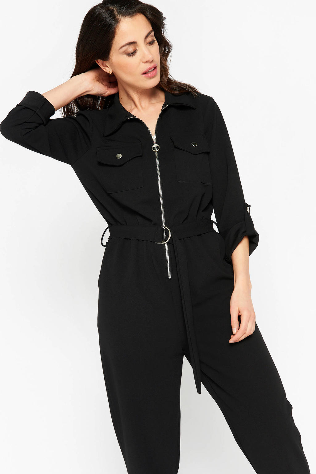 LOLALIZA jumpsuit zwart kopen? in huis wehkamp