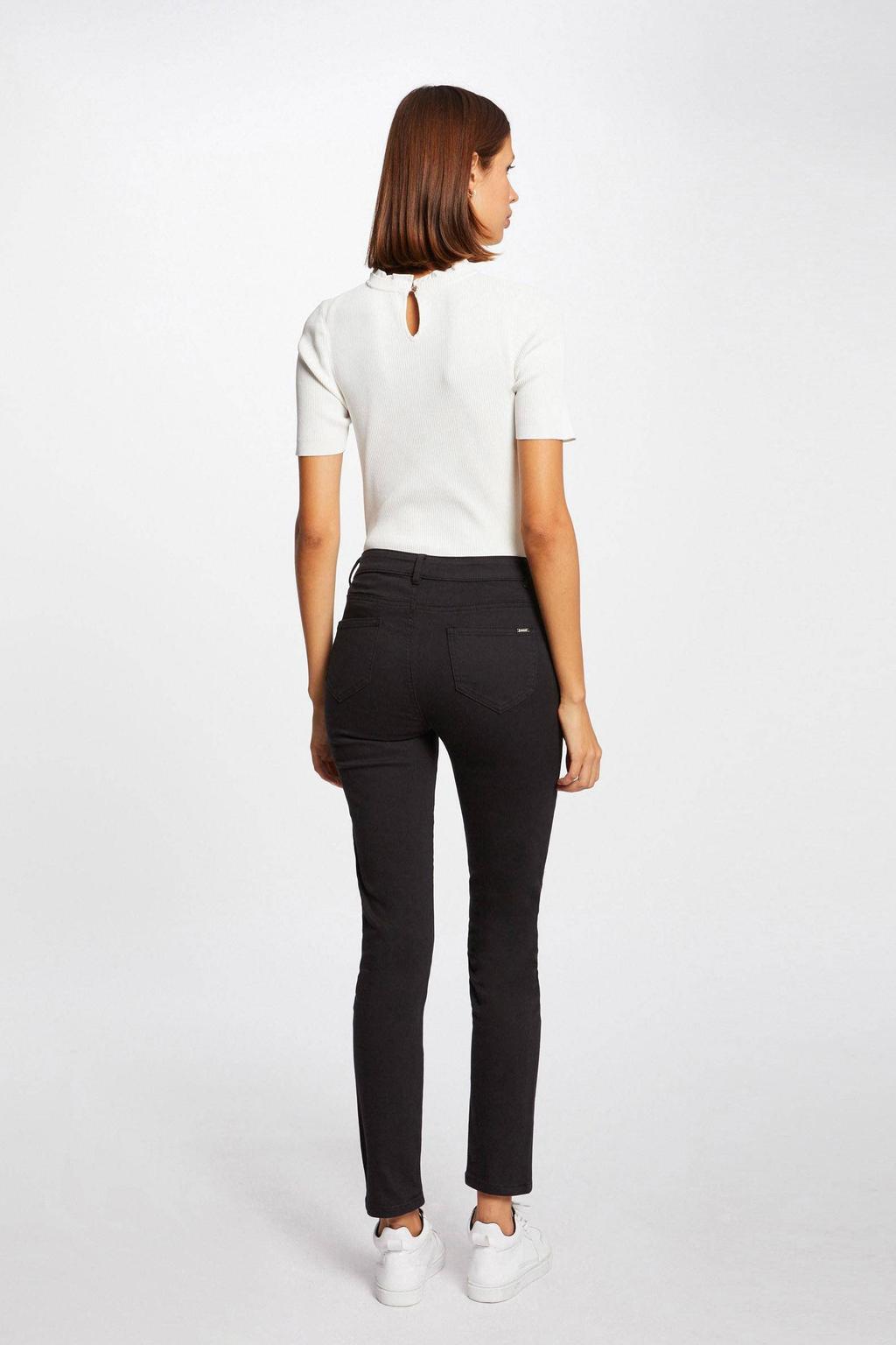 Morgan slim fit jeans zwart