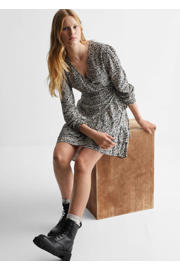 thumbnail: Mango Kids jurk met all over print zwart/wit
