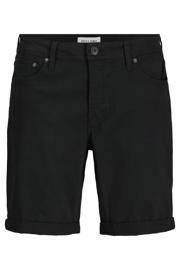 thumbnail: Zwarte jongens JACK & JONES JUNIOR short van stretchkatoen met regular fit, regular waist en effen