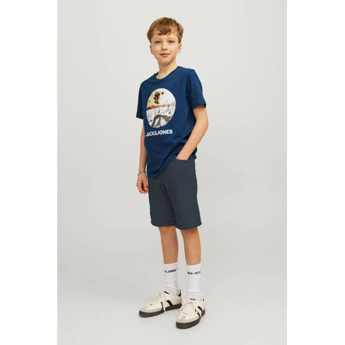 JACK & JONES JUNIOR short JPSTRICK donkerblauw afbeelding
