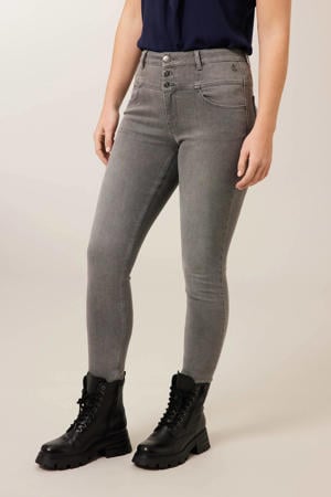 high waist skinny jeans Havanna grey denim