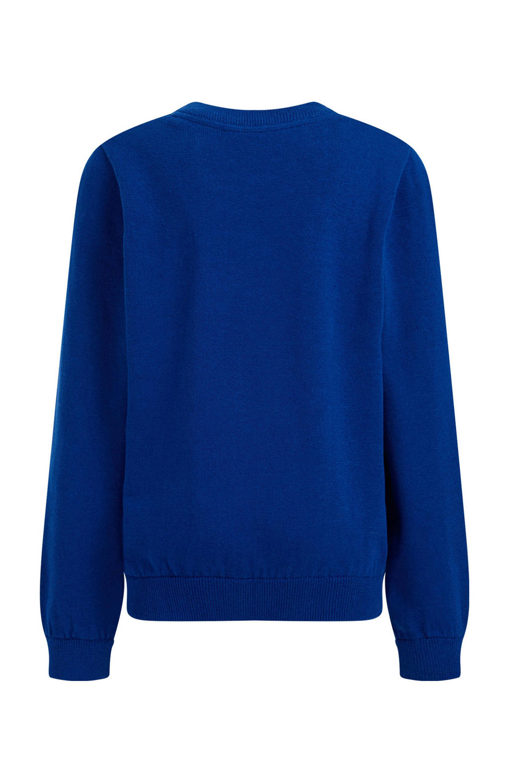 WE Fashion sweater met tekst blauw wehkamp