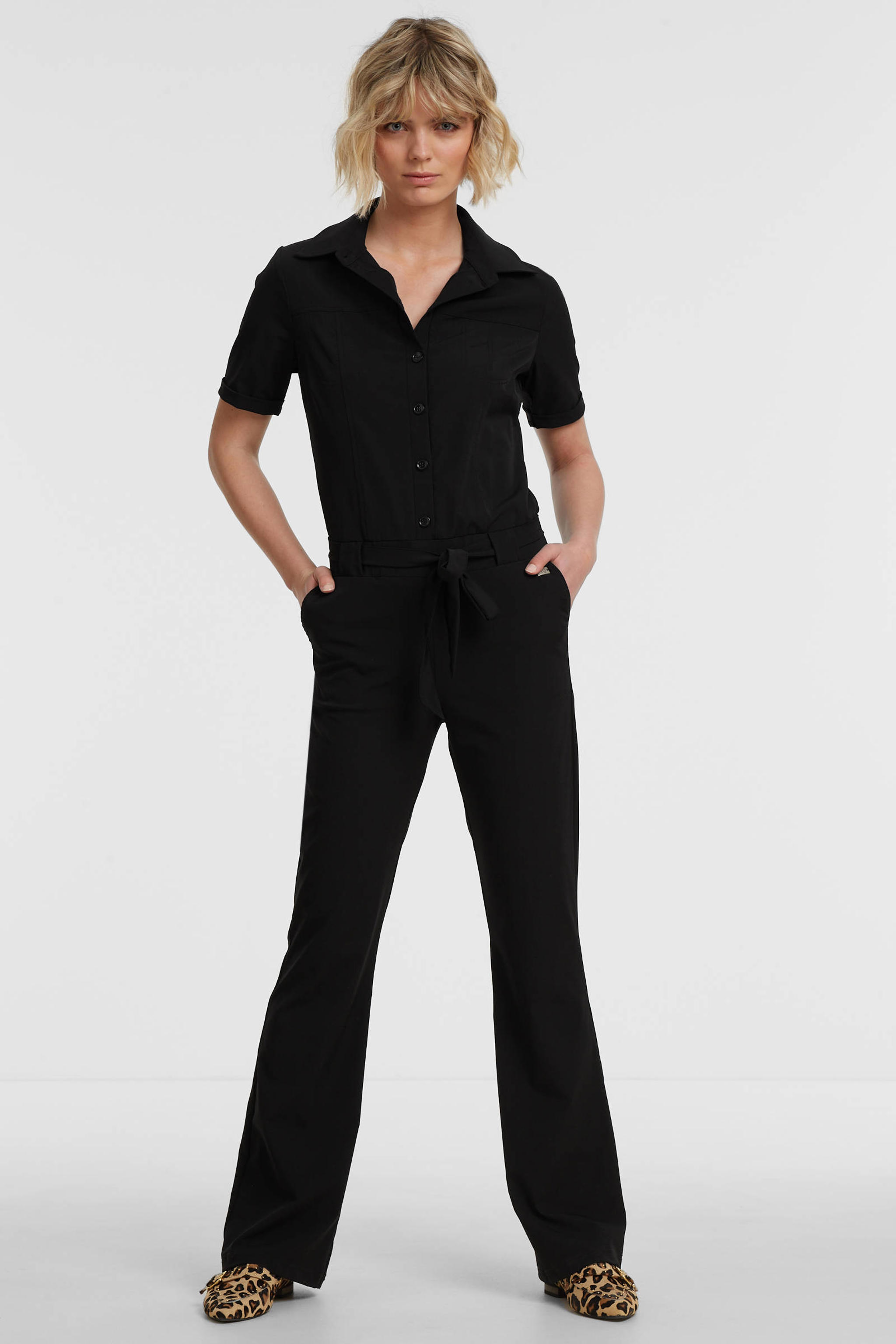 TQAmsterdam jumpsuit Mara zwart wehkamp