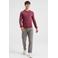 WE Fashion pullover faded granate