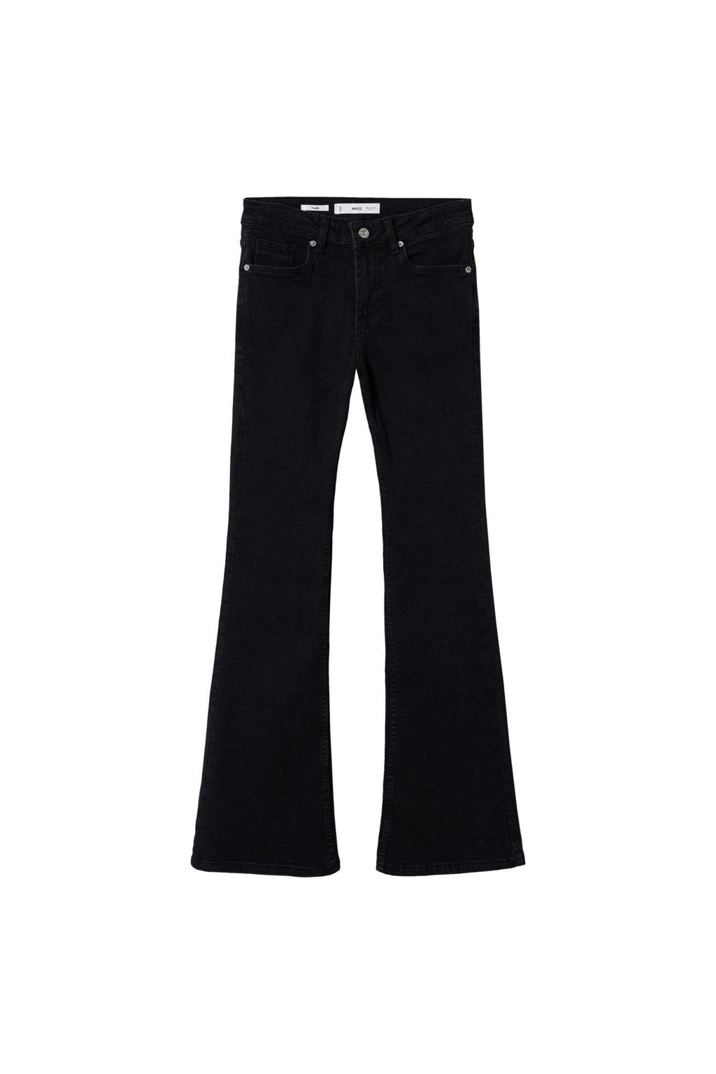 Mango flared jeans zwart kopen? in huis wehkamp