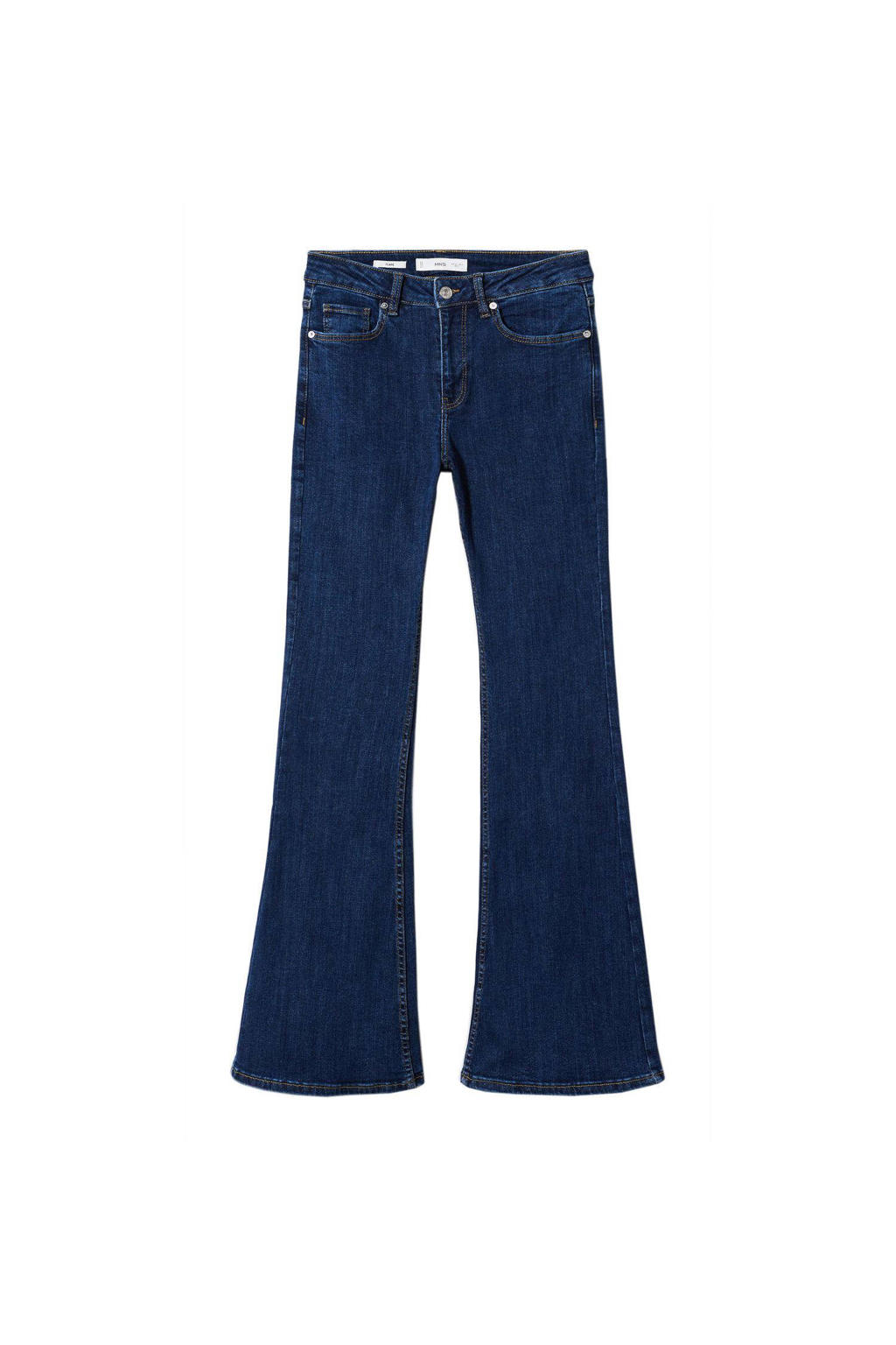 Mango flared jeans dark denim wehkamp