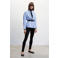 Mango legging met voetlussen zwart