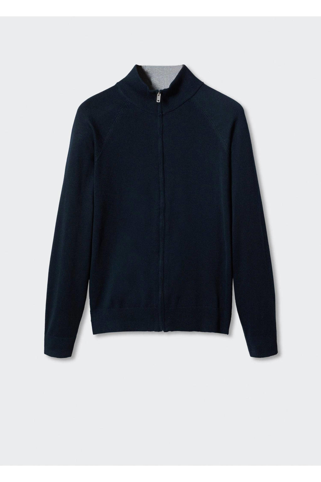 Mango Man fijngebreid vest marineblauw | wehkamp Mango Man fijngebreid vest marineblauw | wehkamp
