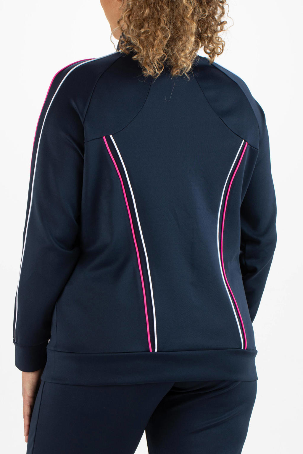 Sjeng Sports Plus Size sportvest donkerblauw wehkamp