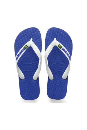 Brasil Logo teenslippers marineblauw