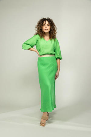 midi rok Ela groen