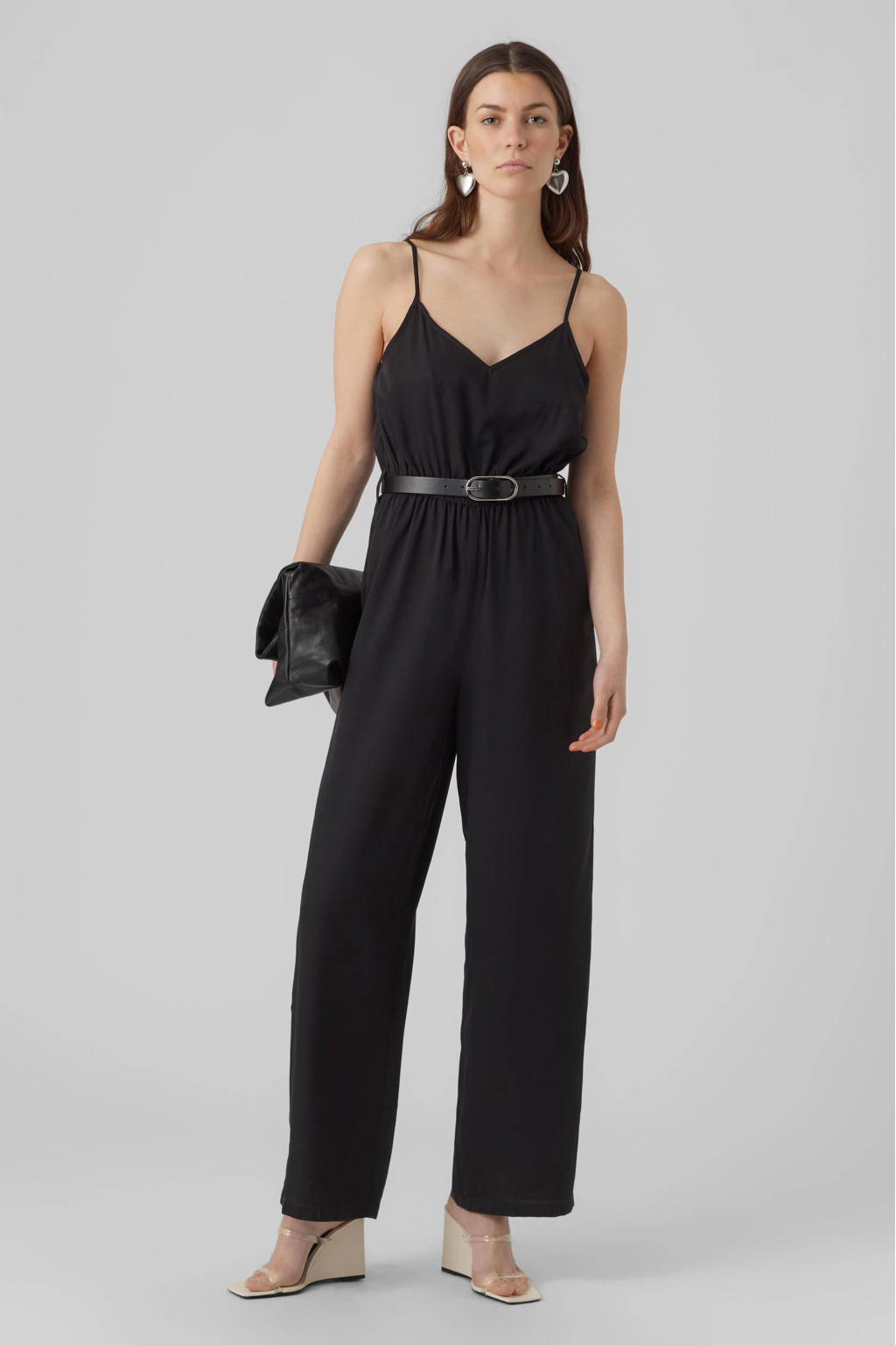 VERO MODA jumpsuit VMJENNY zwart wehkamp