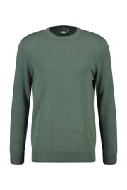 thumbnail: America Today gemÃªleerde trui van katoen soft green