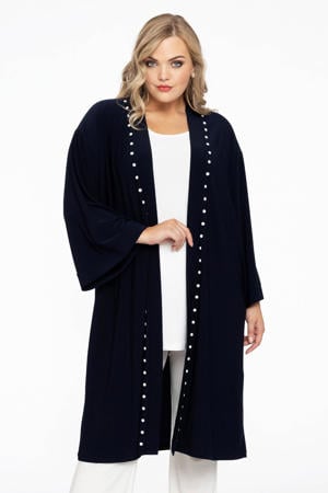 kimono DOLCE van travelstof donkerblauw