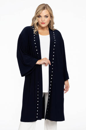 kimono DOLCE van travelstof donkerblauw