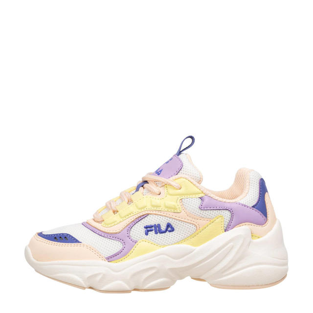 Fila Collene sneakers wit/geel/lila | wehkamp