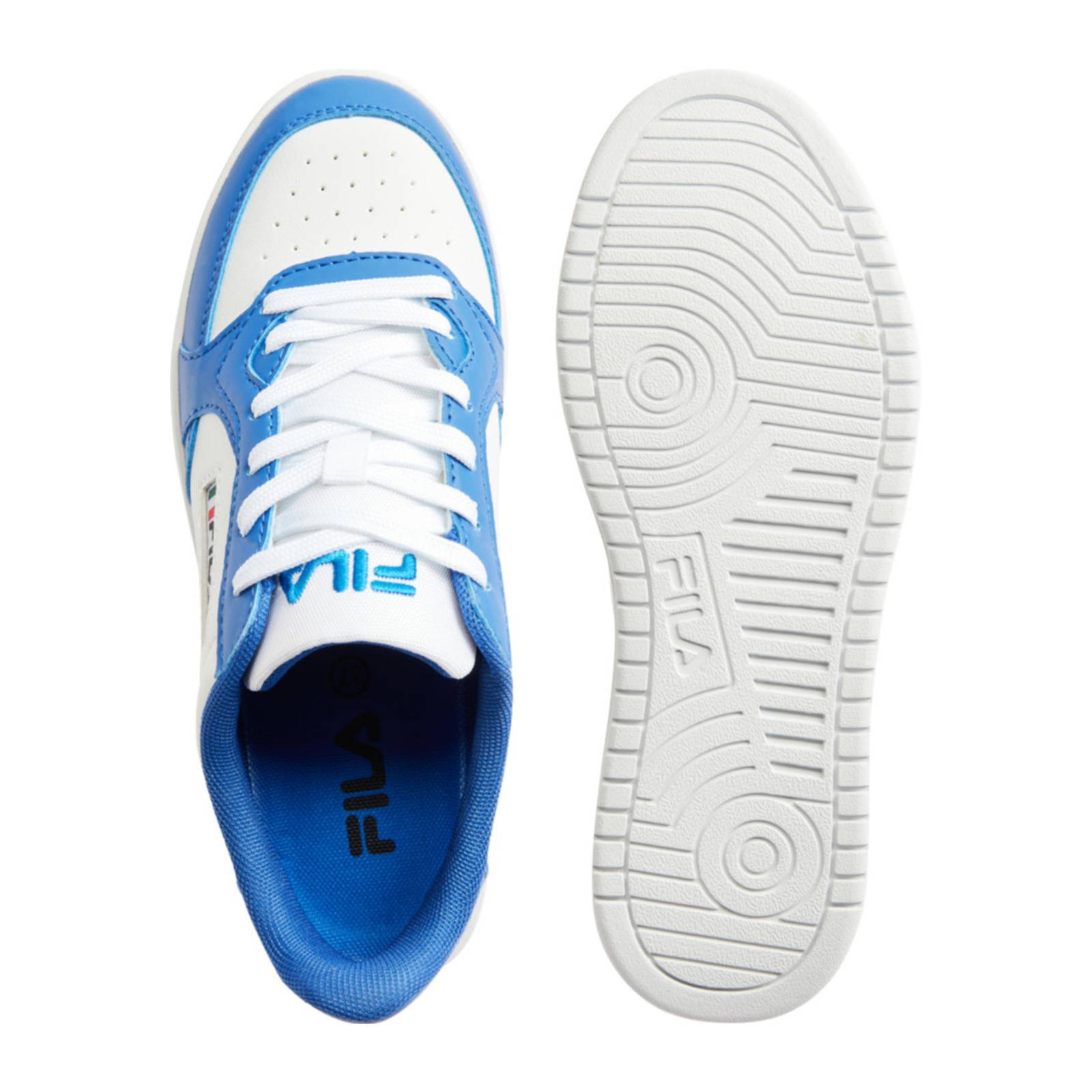 sneakers blauw wit