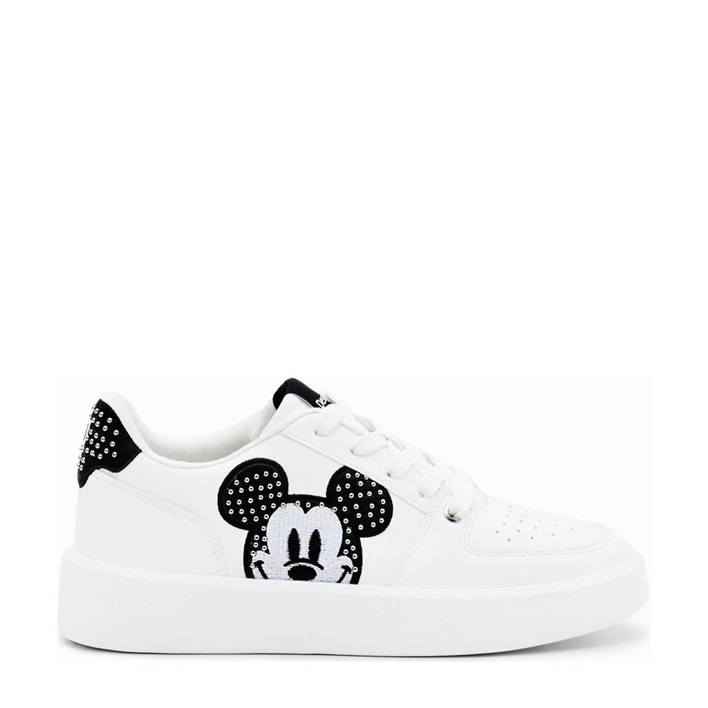 zonde dienen Veilig Desigual sneakers met Mickey Mouse wit | wehkamp