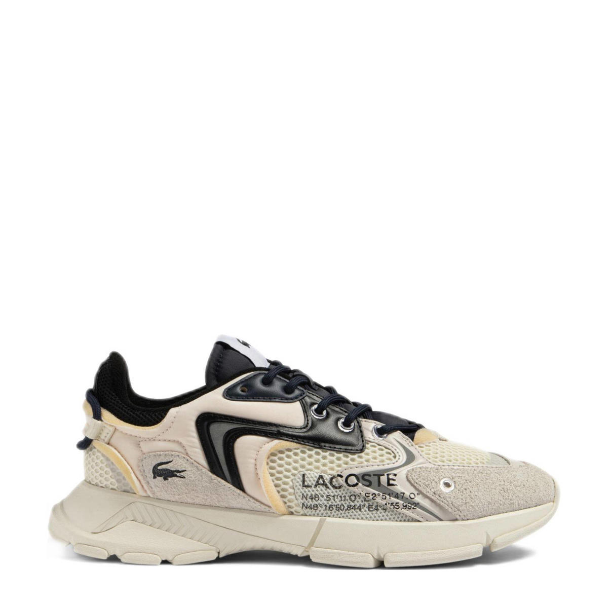 snorkel Spoedig elektrode Lacoste L003 Neo sneakers ecru/zwart | wehkamp