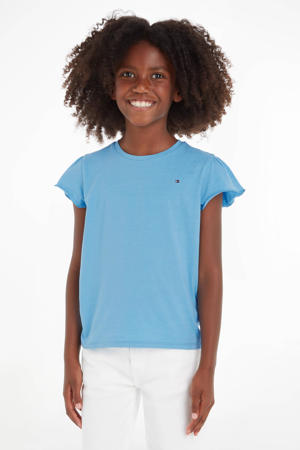T-shirt met biologisch katoen blauw