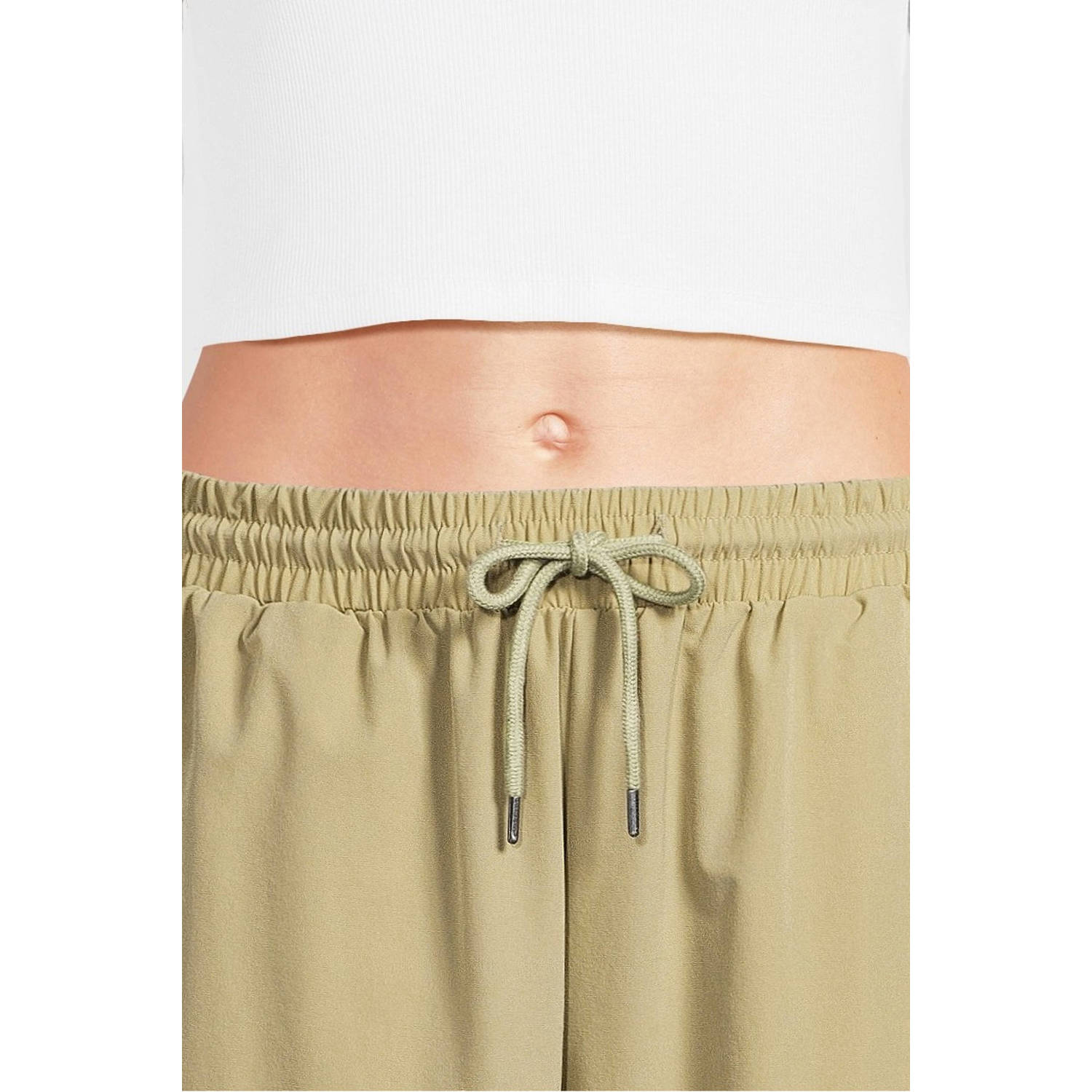 NOISY MAY high waist loose fit broek NMKIRBY zwart