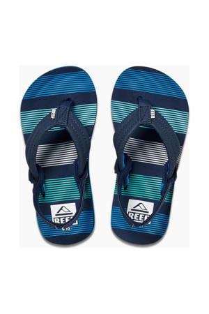 Kids Ahi teenslippers met hielbandje donkerblauw