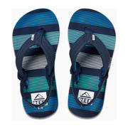 thumbnail: Donkerblauwe jongens Reef Kids Ahi teenslippers met hielbandje