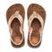 Reef Kids Ahi Wild teenslippers met hielbandje bruin/goud