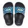 Reef badslippers met hielbandje blauw