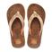 Reef Kids Ahi Wild teenslippers bruin/goud