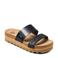 Reef Cushion Vista Hi slippers zwart