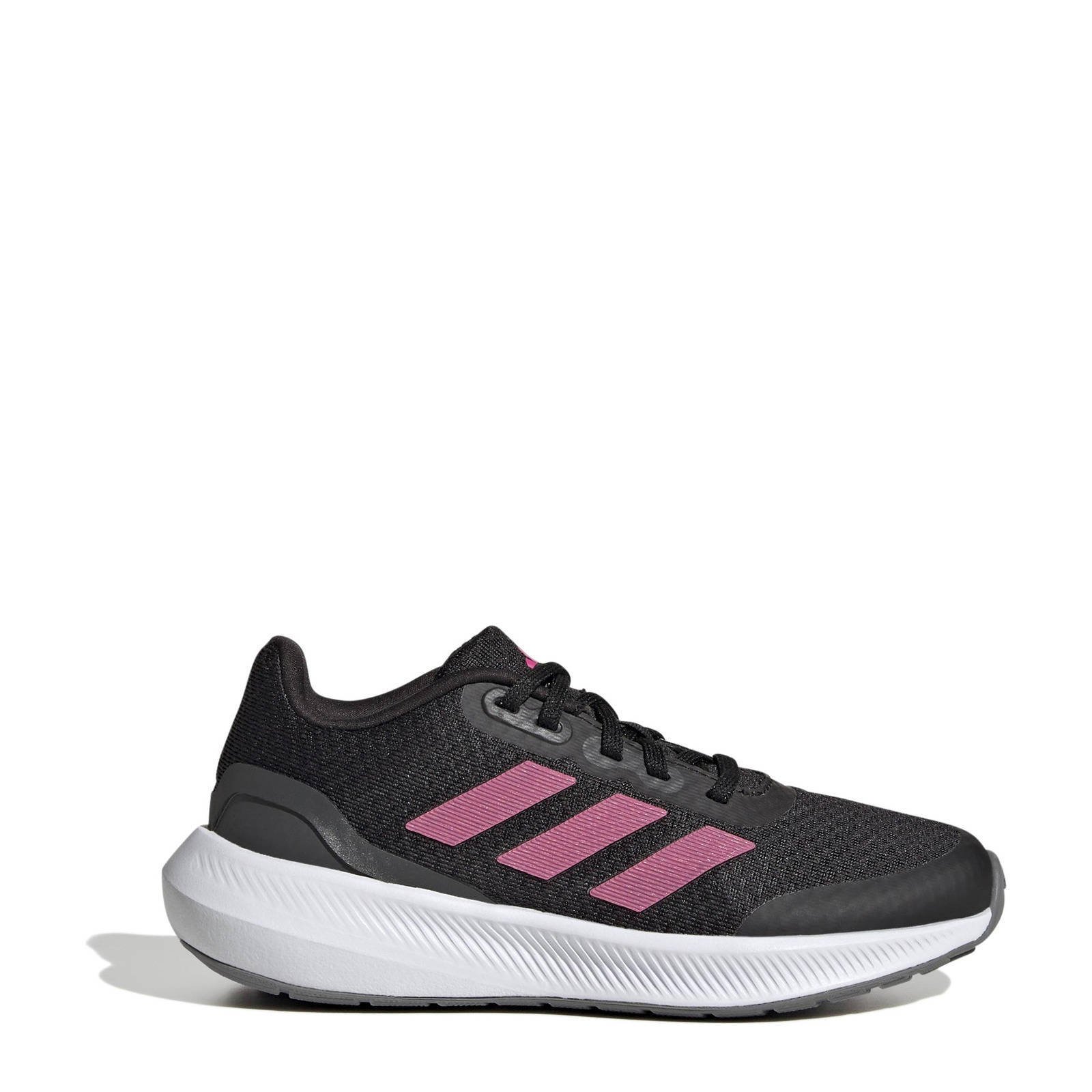 Adidas falcon store zwart roze