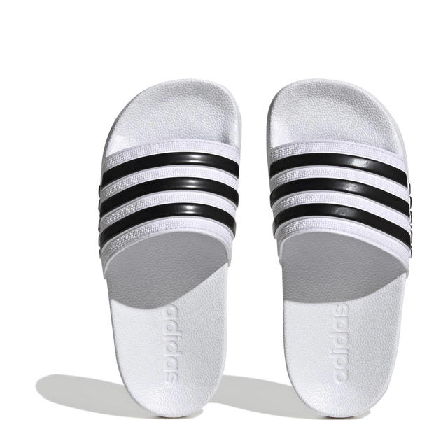 Reis Woordenlijst incompleet adidas Sportswear Adilette Shower badslippers wit/zwart | wehkamp